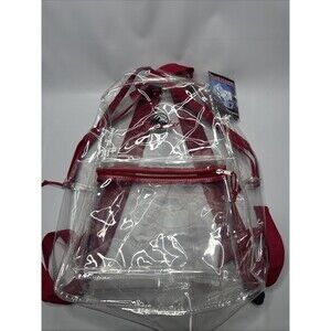 Trailmaker Classic Clear Backpack Red Concerts Sporting Events NWT